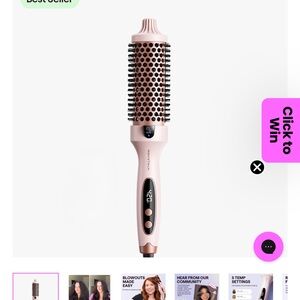 Wavytalk Heated Round Brush White NIB